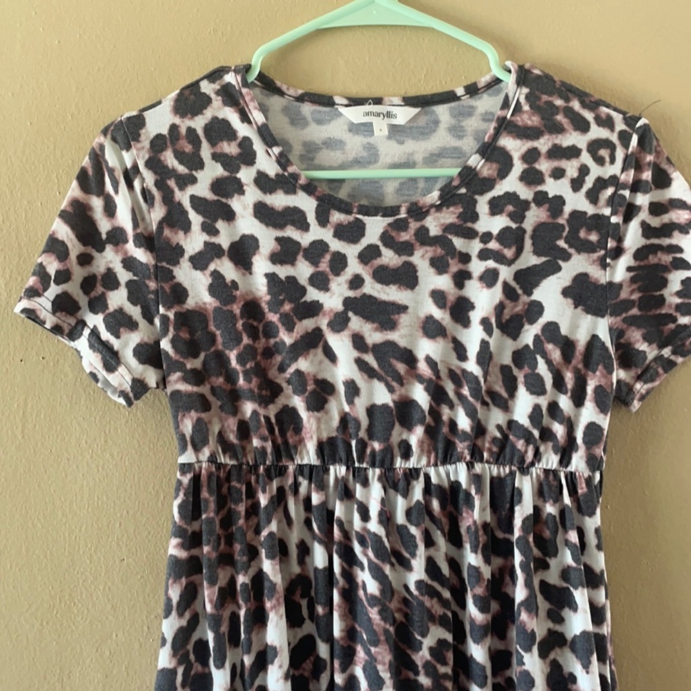 Cheetah print dress